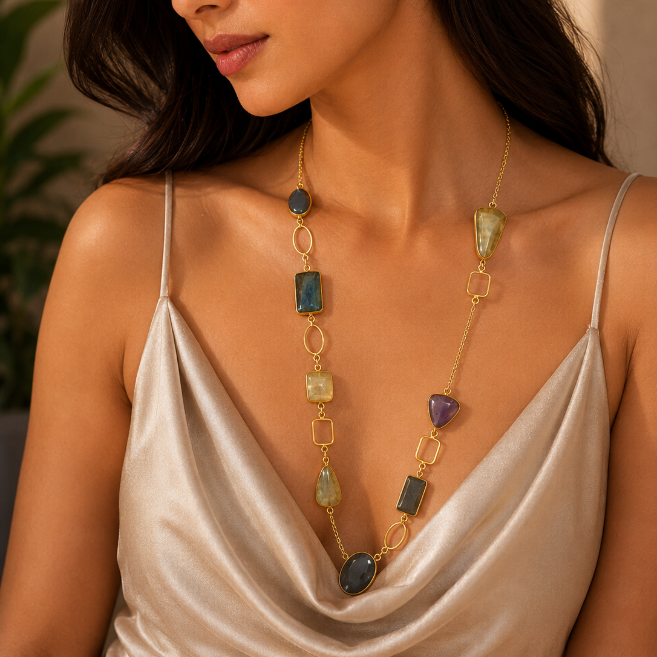 The Fifth Window Necklace & Stud Set