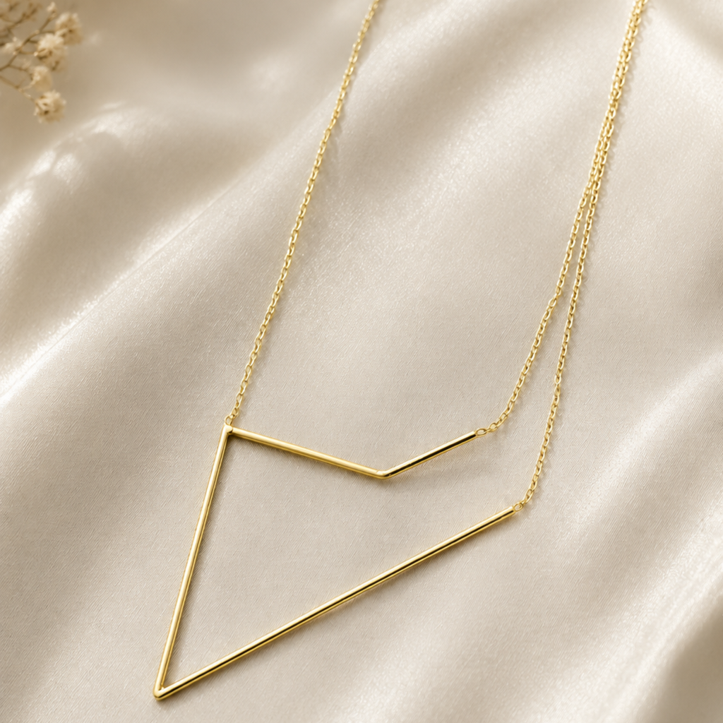 The Not So Triangle Geometric Necklace