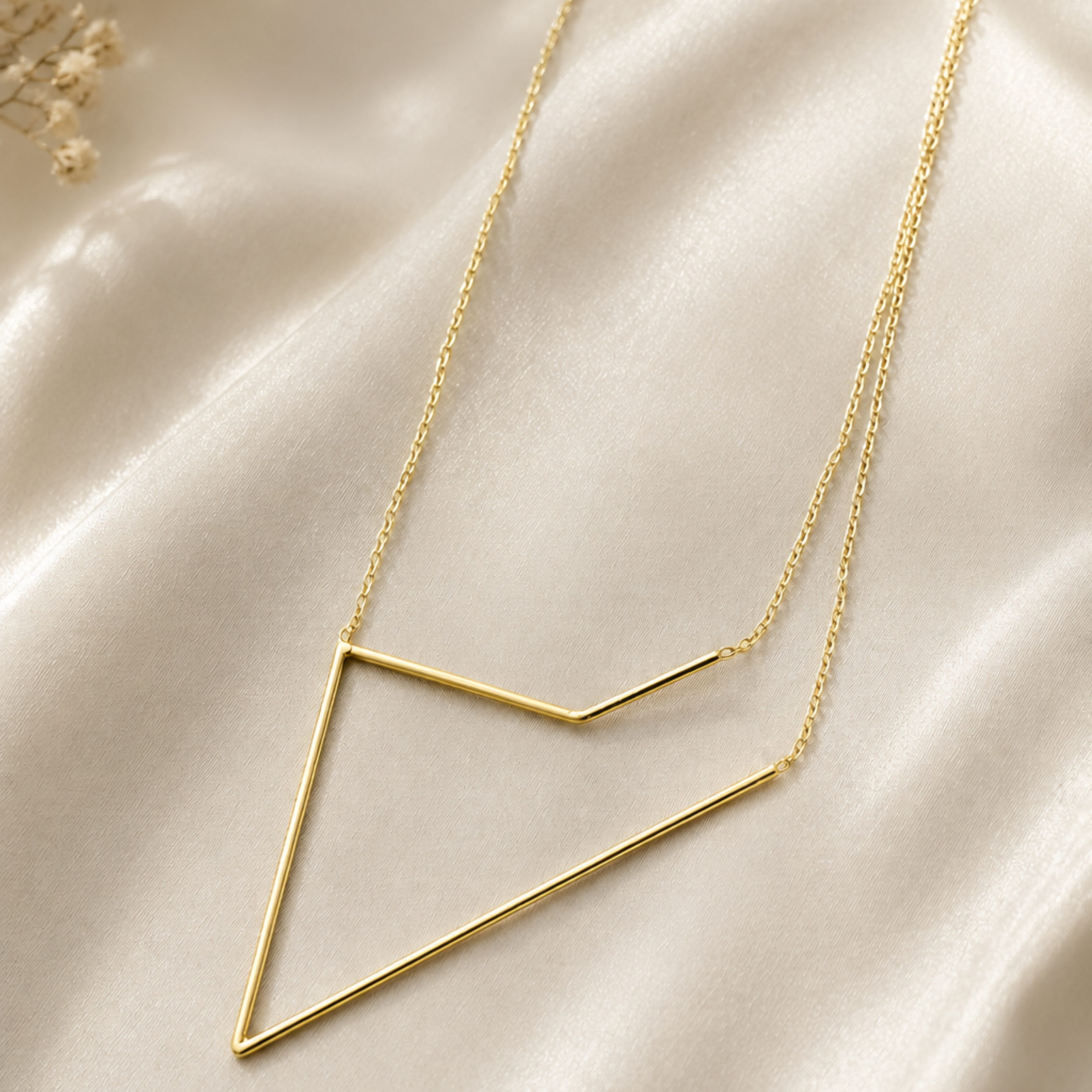 The Not So Triangle Geometric Necklace
