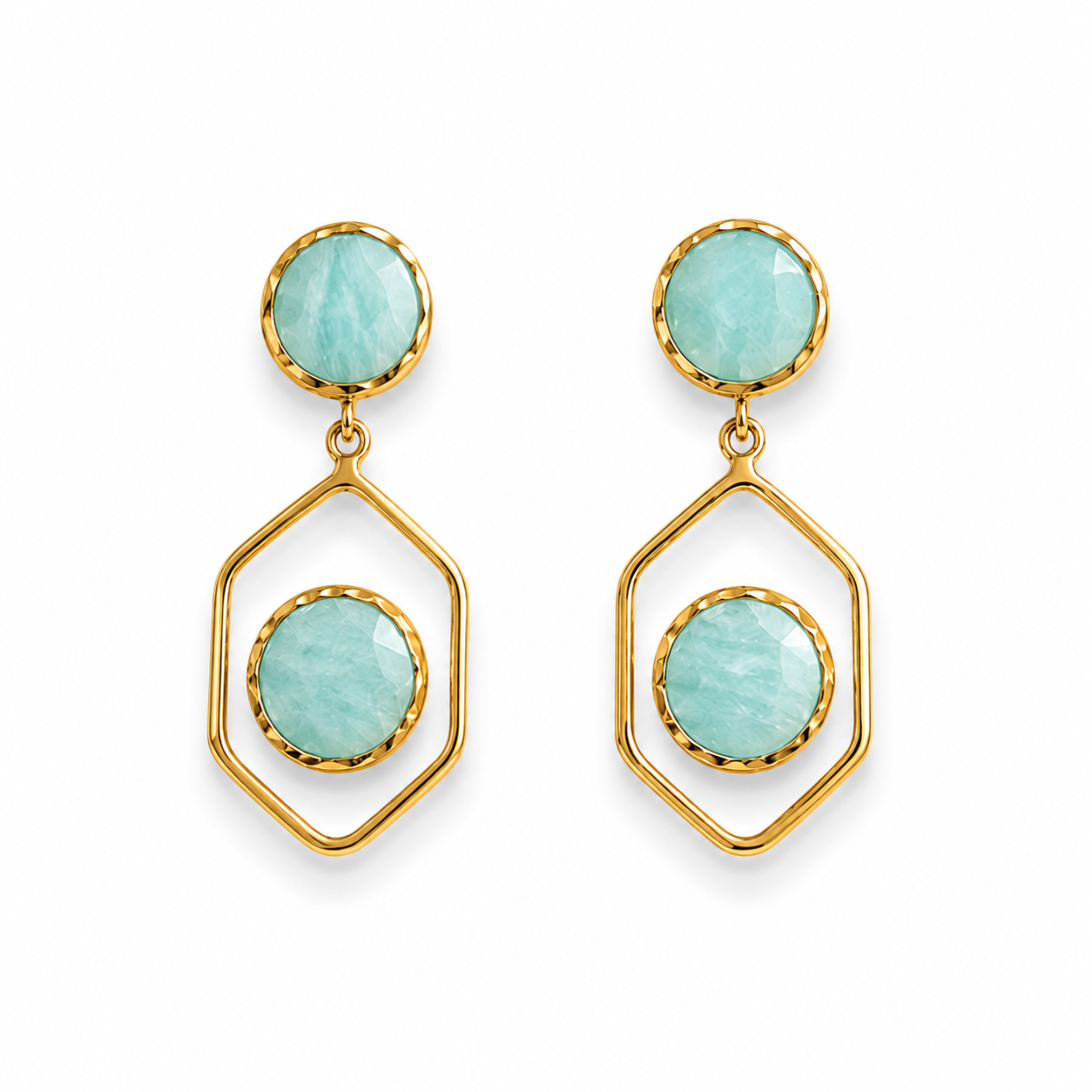 The Azure Hour Statement Drop Earrings