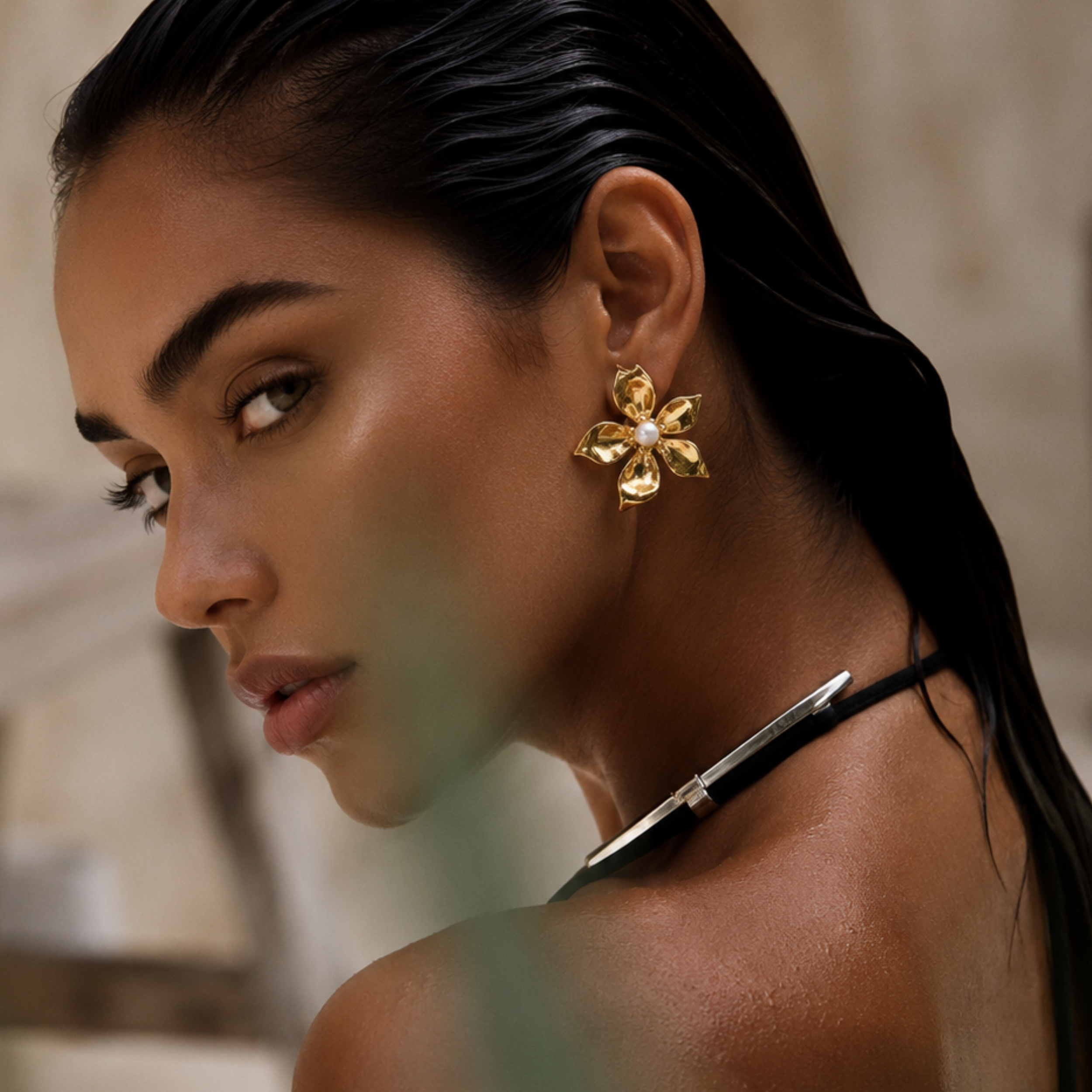 The Bloom Statement Stud Earrings