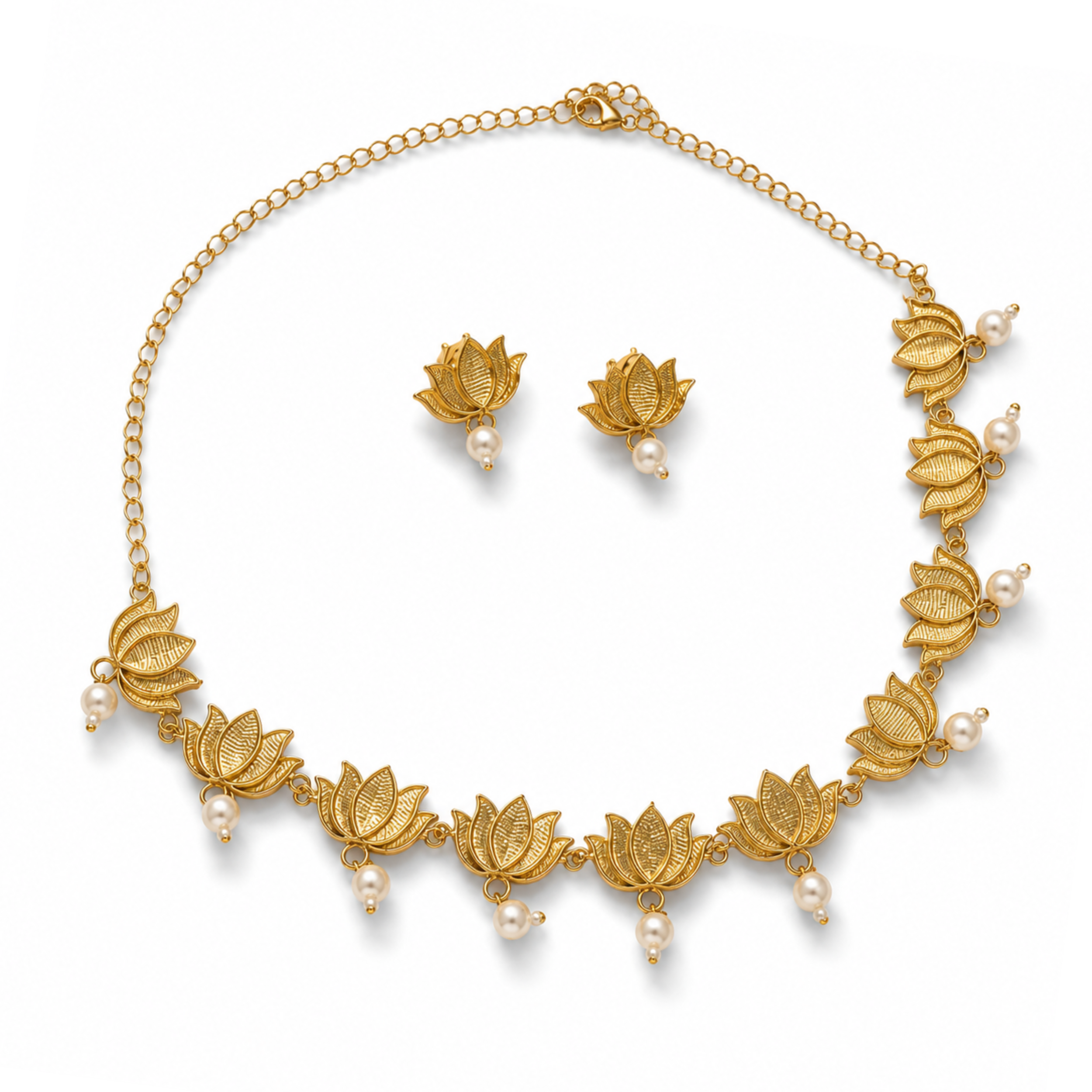 Still Waters Necklace & Studs Set