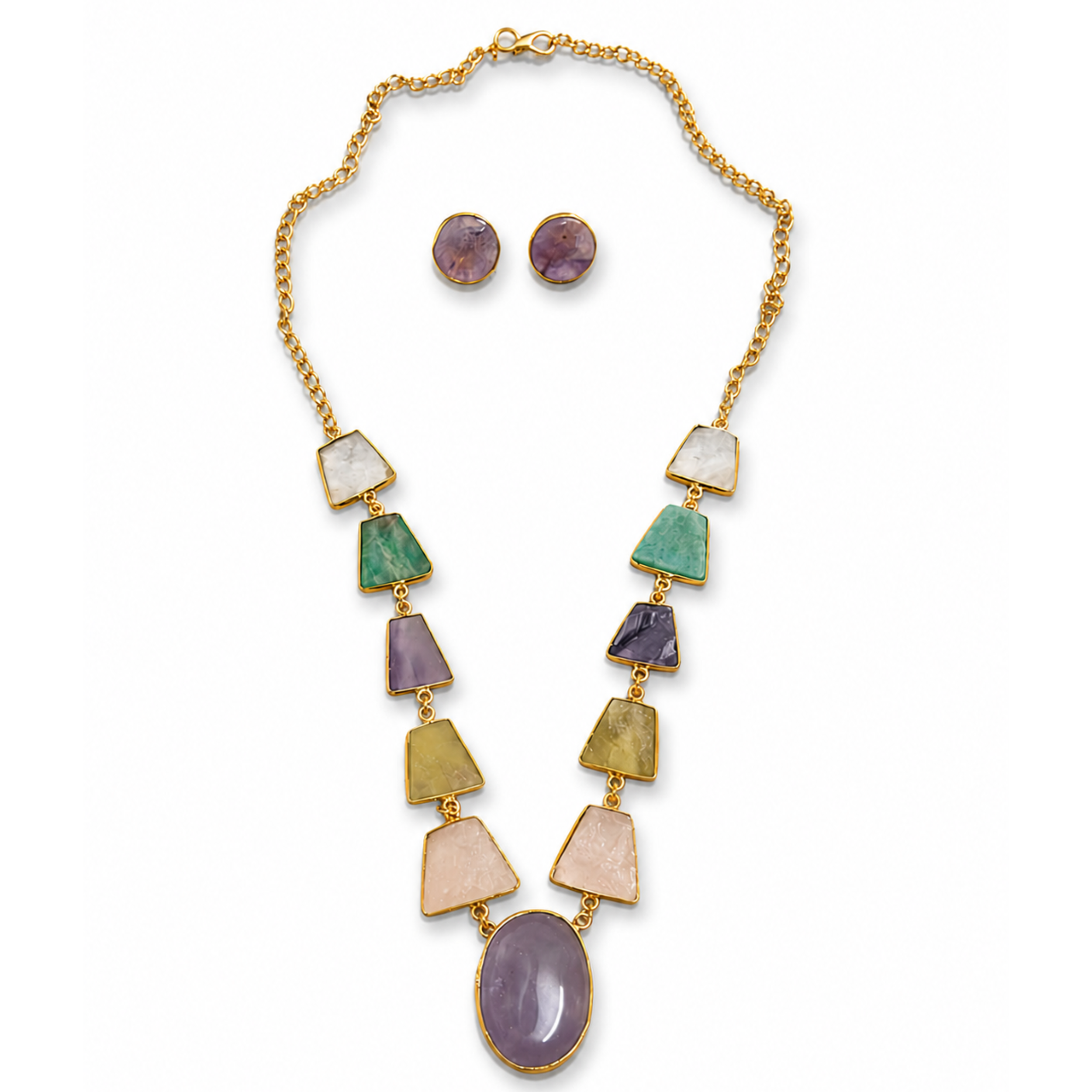 After Rain Necklace & Stud Set