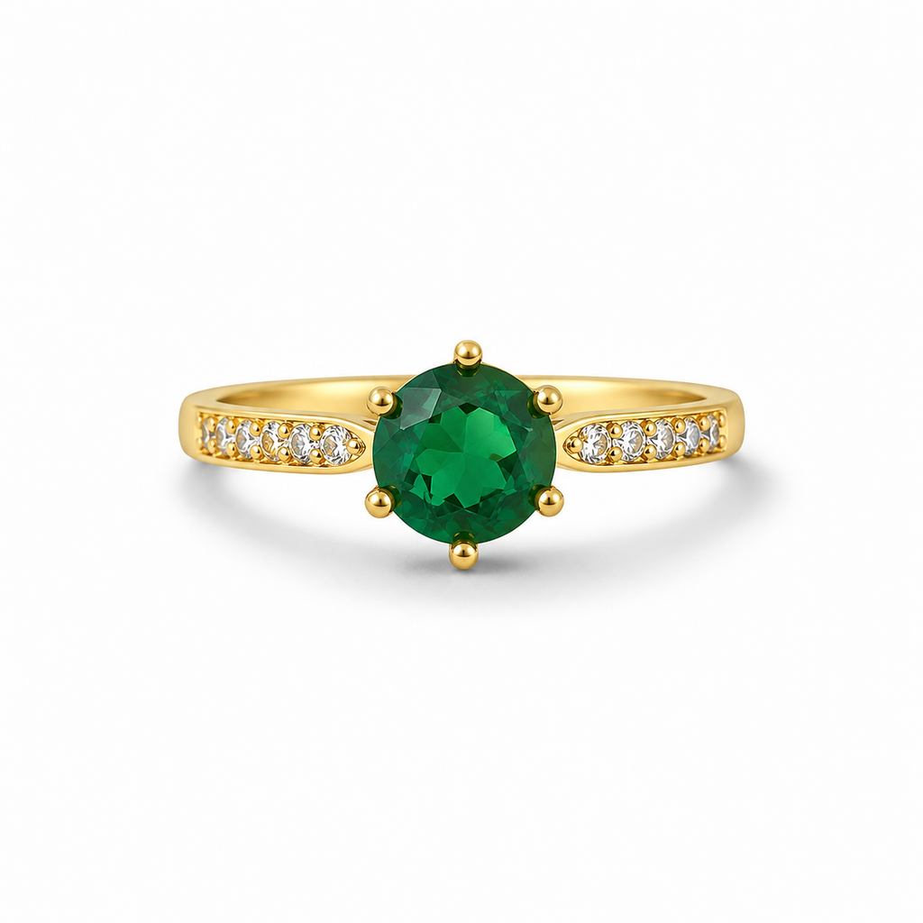 The Emerald Promise Solitaire Ring