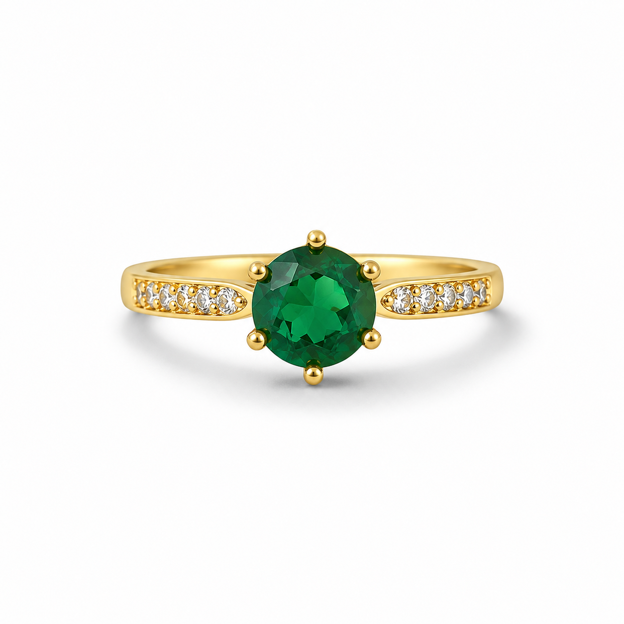 The Emerald Promise Solitaire Ring
